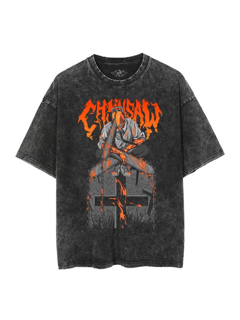 trzn chainsaw devil vintage tee 501